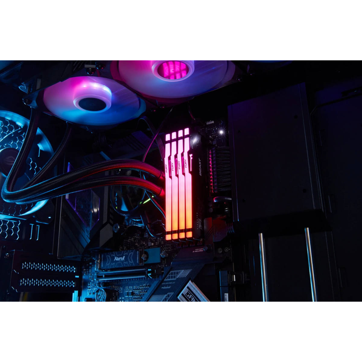 Mémoire vive 32GB DDR5 5600MHz Kingston Fury Beast RGB (KF556C36BBEA-32) - photo 3