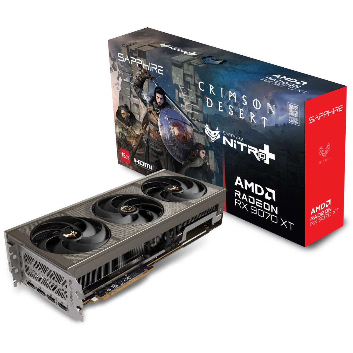 carte graphique AMD Radeon RX 9070 XT Sapphire Nitro+ Crimson Desert Edition OC 16GB (11348-10-20G) - photo 6