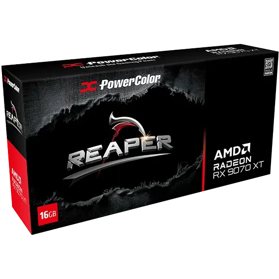 carte graphique AMD Radeon RX 9070 XT PowerColor Reaper 16GB (RX9070XT 16G-A) - photo 7