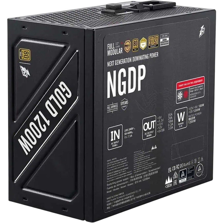 Netzteil 1200W 1STPLAYER NGDP HA-1200BA4 Black - Foto 5
