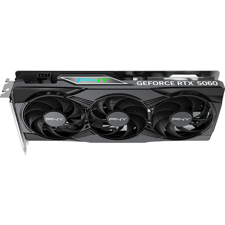 Grafikkarte NVIDIA GeForce RTX 5060 PNY EPIC-X Triple Fan ARGB OC 8GB (VCG50608TFXXPB1-O) - Foto 5