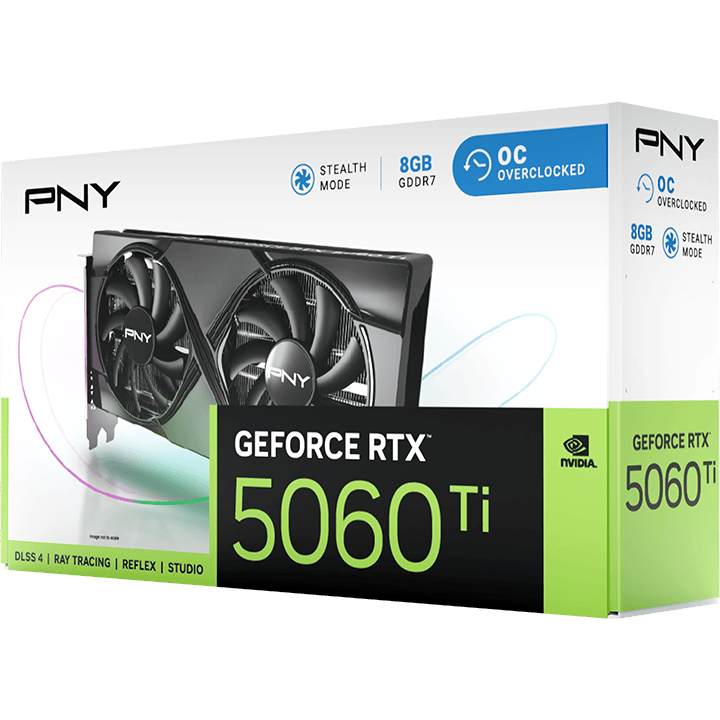 Grafikkarte NVIDIA GeForce RTX 5060 Ti PNY Dual Fan OC 8GB (VCG5060T8DFXPB1-O) - Foto 10
