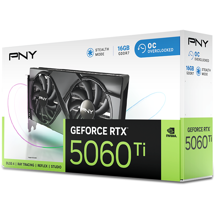 Carte graphique NVIDIA GeForce RTX 5060 Ti PNY Dual Fan OC 16GB (VCG5060T16DFXPB1-O) - photo 10