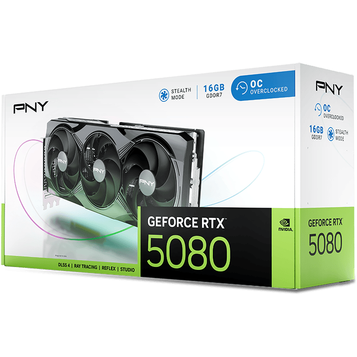 carte vidéo NVIDIA GeForce RTX 5080 PNY Triple Fan OC 16GB (VCG508016TFXPB1-O) - photo 10
