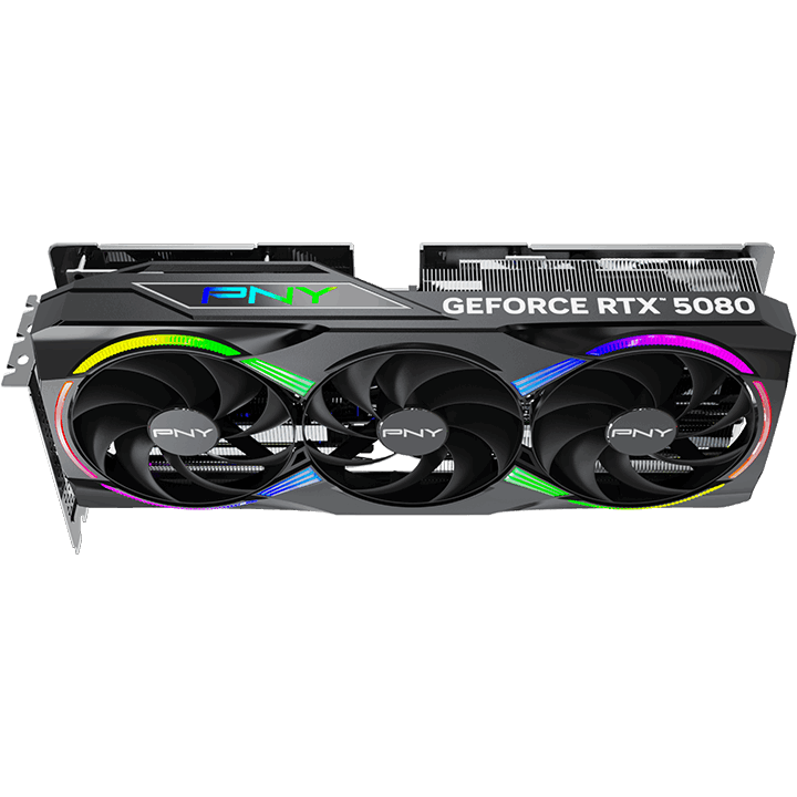 carte graphique NVIDIA GeForce RTX 5080 PNY EPIC-X Triple Fan ARGB OC 16GB (VCG508016TFXXPB1-O) - photo 5