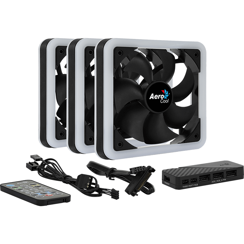Gehäuselüfter AeroCool Edge 14 Pro (3 pcs) - EN58115 - Foto 2