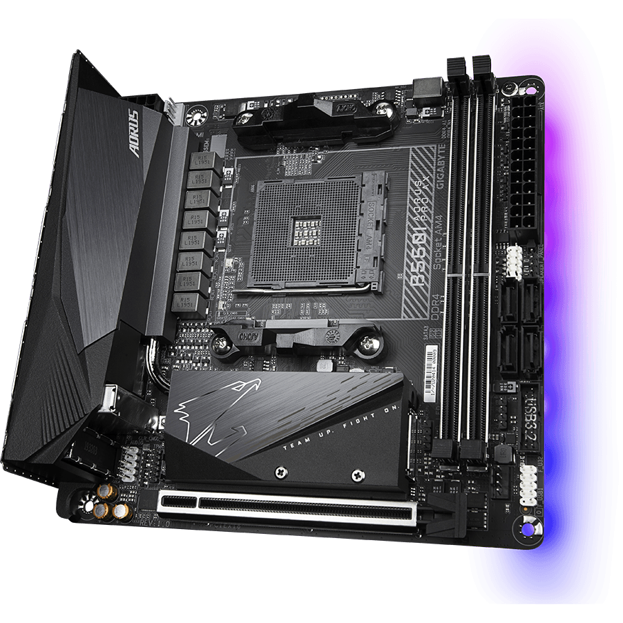 Mainboard Gigabyte B550I AORUS PRO AX - Foto 2