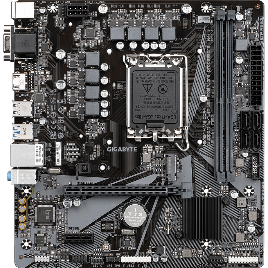 carte mère Gigabyte H610M H V2 DDR4