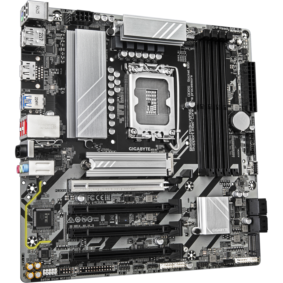 Mainboard Gigabyte B860M DS3H WIFI6E - Foto 2
