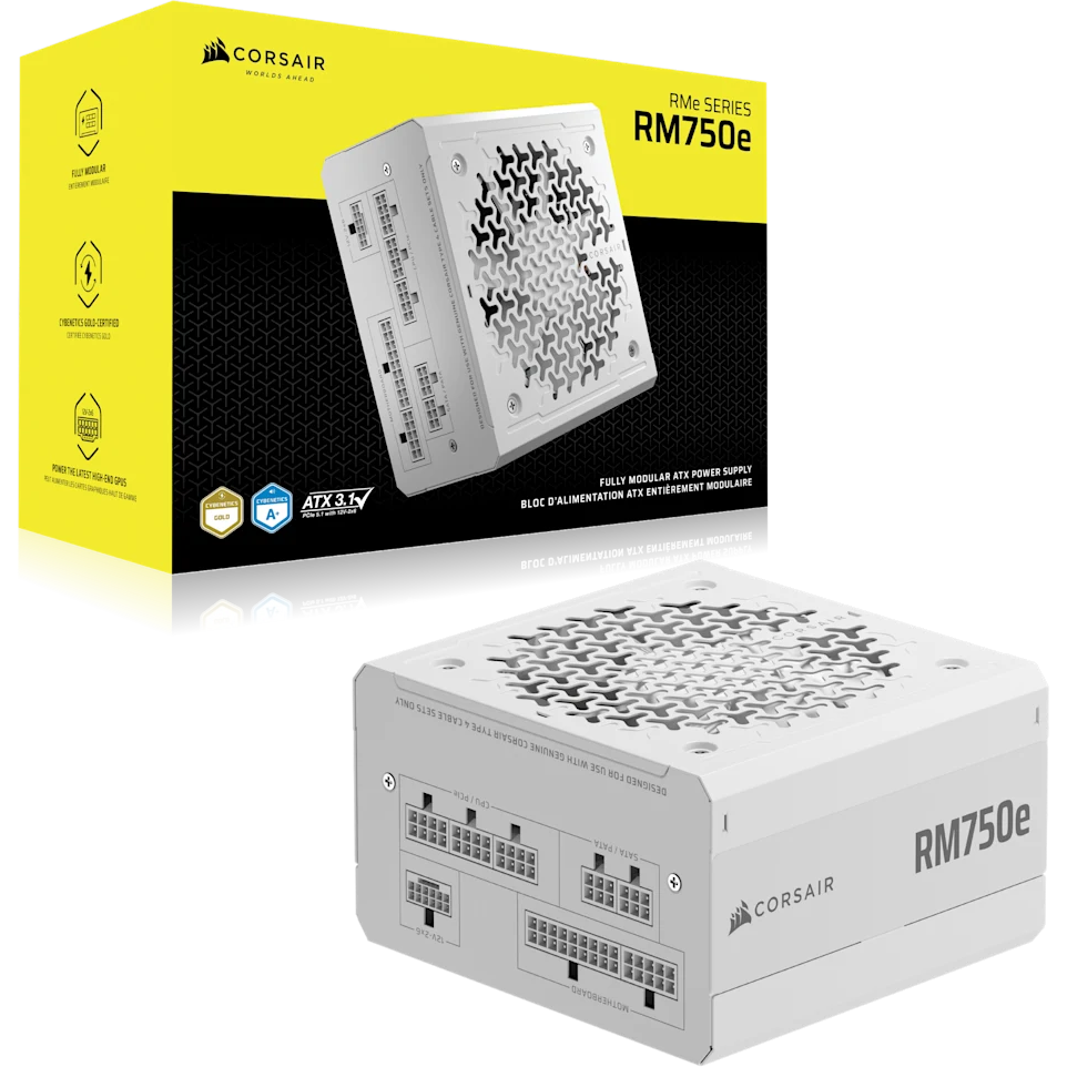 Netzteil 750W Corsair RM750e White (CP-9020292-EU) - Foto 8