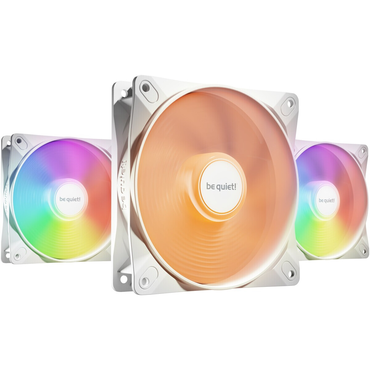 Ventilateur pour boîtier Be Quiet Light Wings LX 120mm PWM White, 3 pcs - BL122