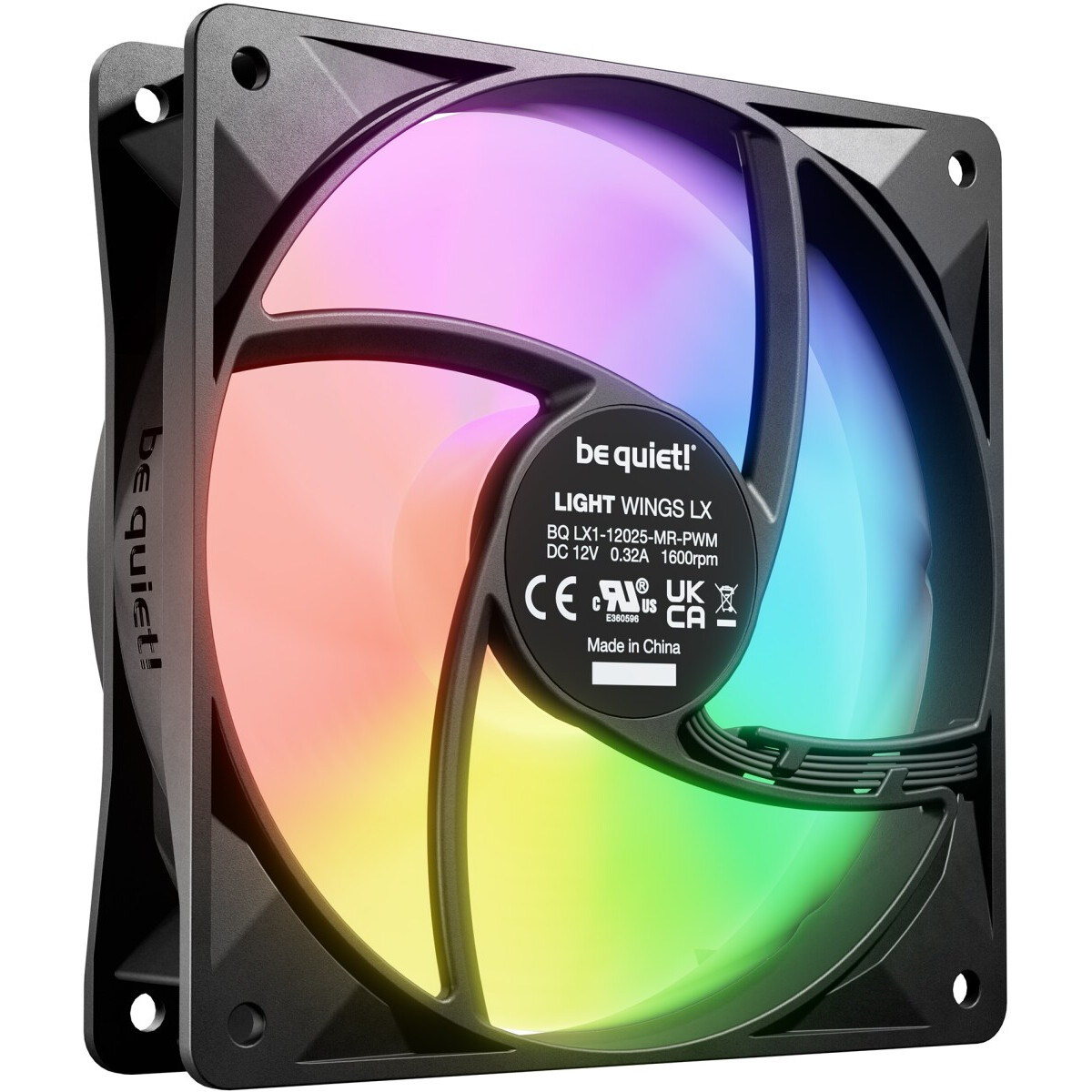 Ventilateur pour boîtier Be Quiet Light Wings LX 120mm PWM Black, 3 pcs - BL121 - photo 3