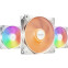 Ventilateur pour boîtier Be Quiet Light Wings LX 120mm PWM High Speed White, 3 pcs - BL125