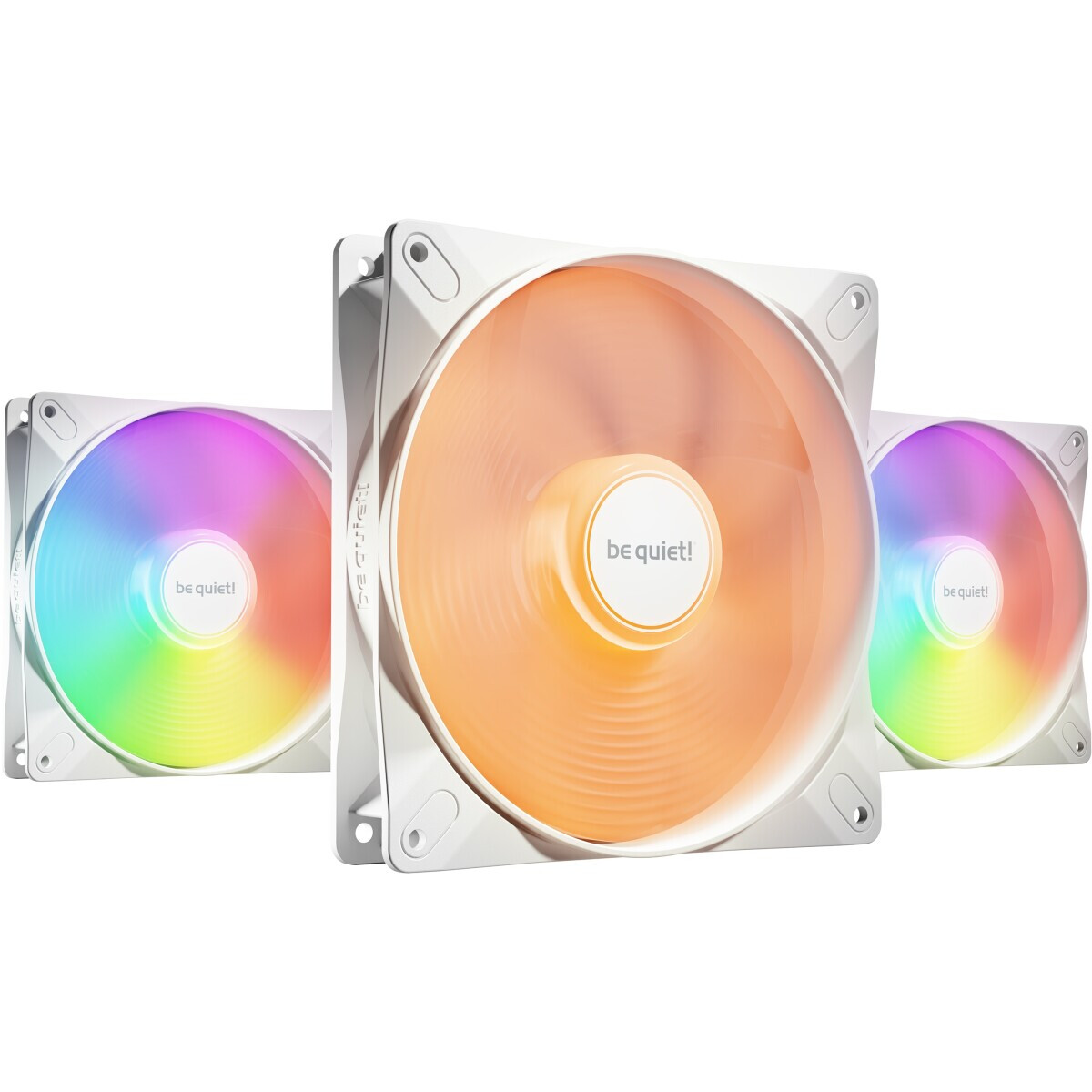 Ventilateur pour boîtier Be Quiet Light Wings LX 140mm PWM White, 3 pcs - BL128