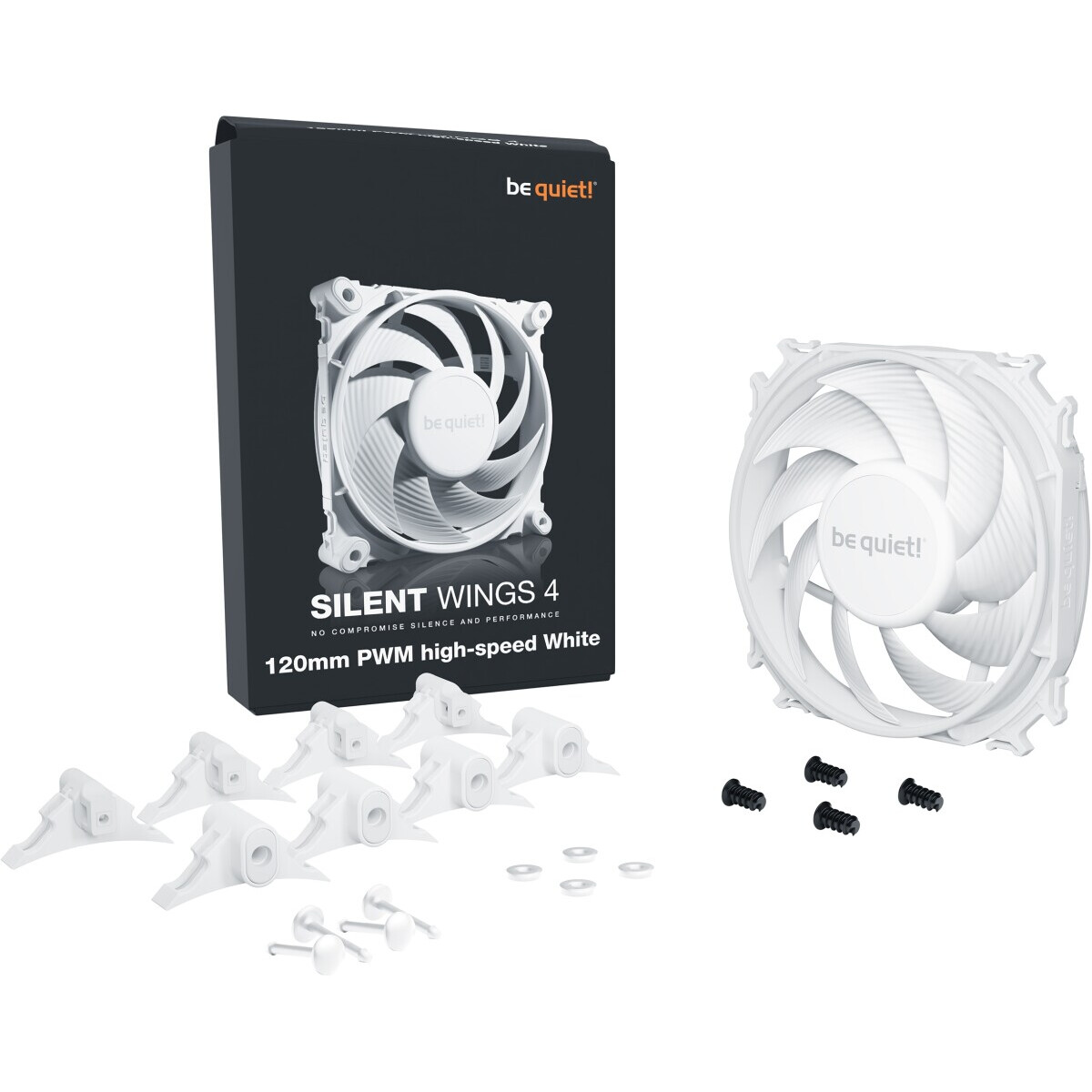 Ventilateur pour boîtier Be Quiet Silent Wings 4 120mm PWM High Speed White - BL115 - photo 4