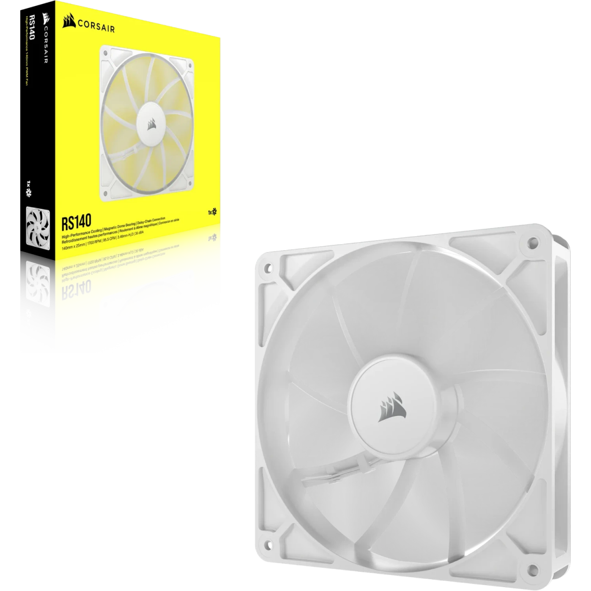 Gehäuselüfter Corsair RS140 White (CO-9050194-WW) - Foto 5