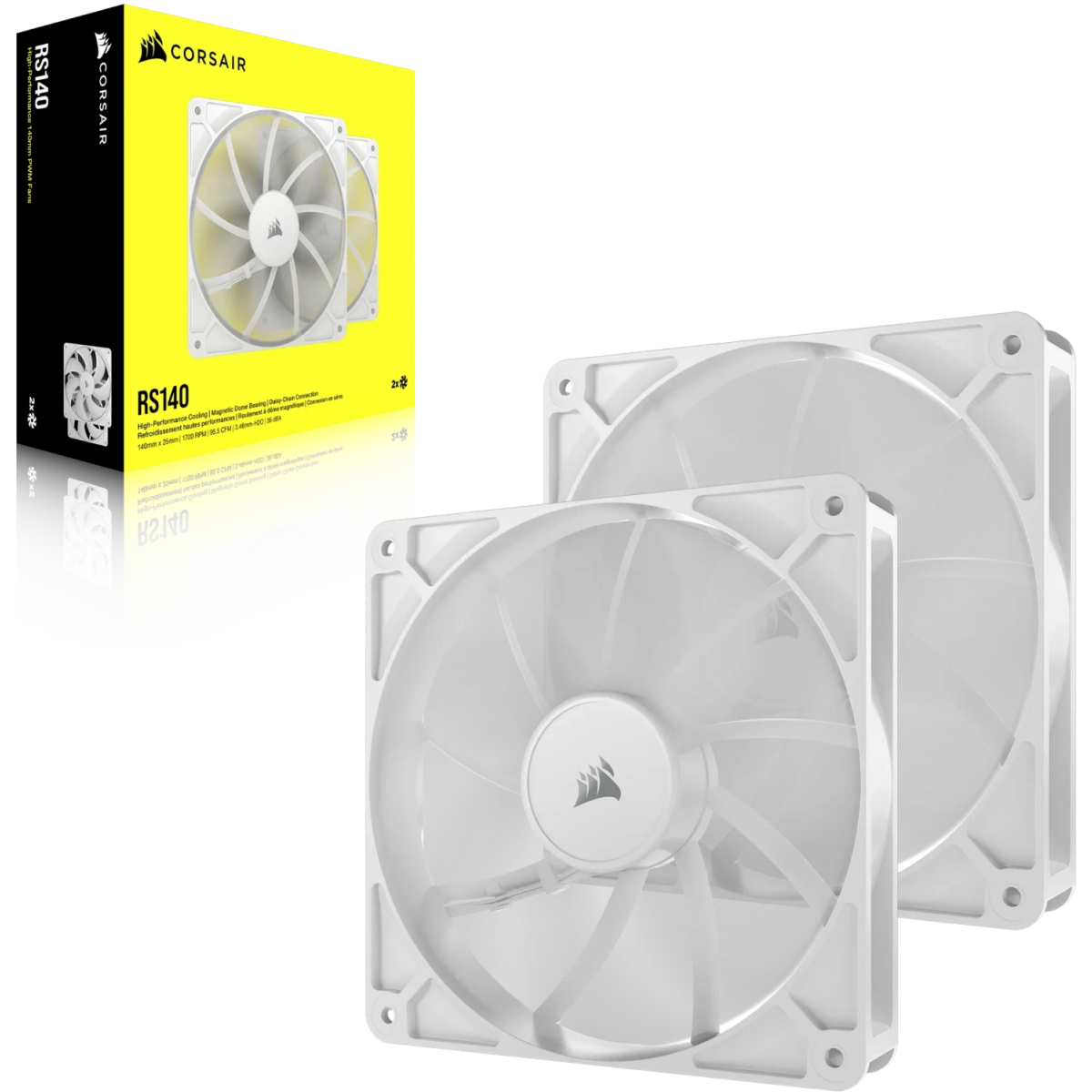 Gehäuselüfter Corsair RS140 White (CO-9050195-WW) - Foto 5