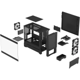 Corps Fractal Design Pop Mini Air RGB Black TG Clear (FD-C-POR1M-06)