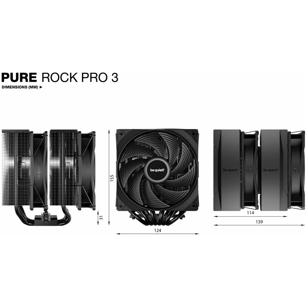 Kühler Be Quiet Pure Rock Pro 3 - BK042 - Foto 7