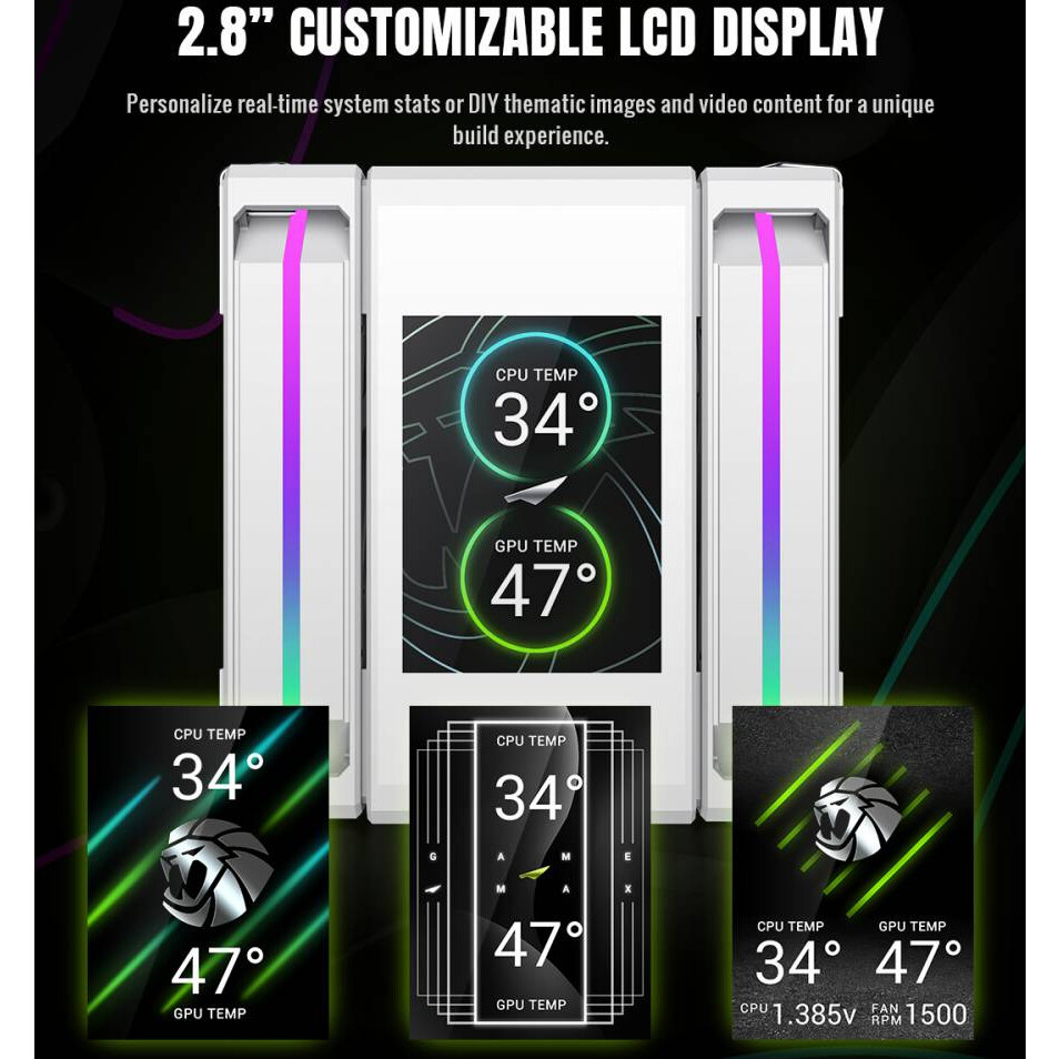 Kühler GameMax Sigma 620 White - 9502-0100R0112 - Foto 11