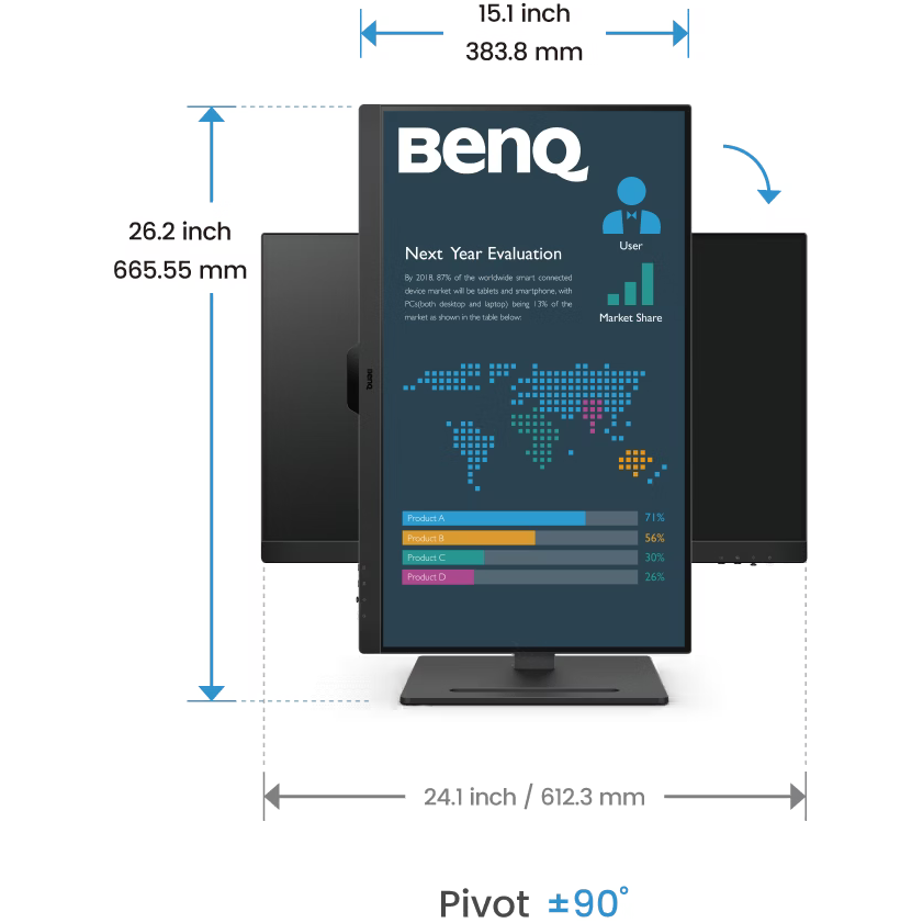 Monitor BenQ 27" BL2790T - Foto 7