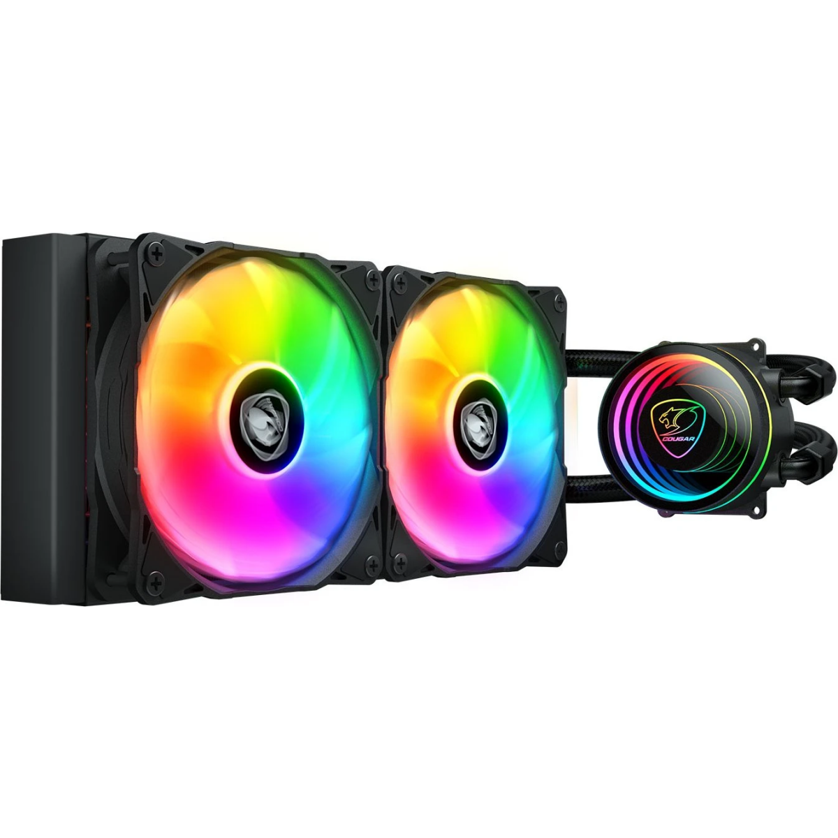 Système de refroidissement liquide Cougar Poseidon Elite ARGB 240 Black - CGR-PSDELRGB-B-240