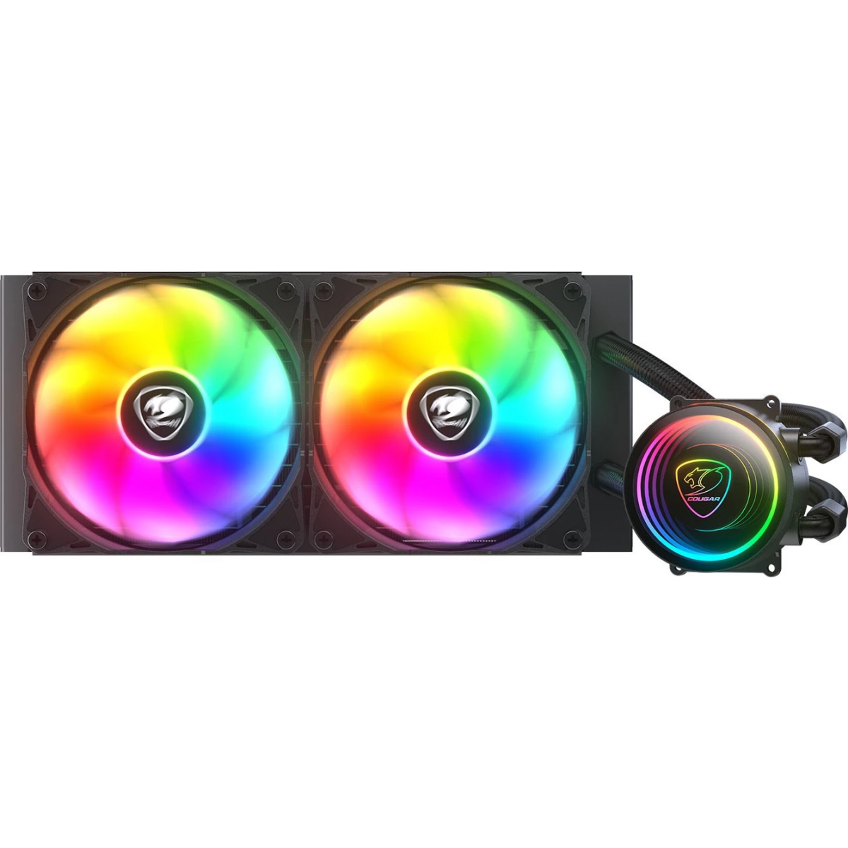 Système de refroidissement liquide Cougar Poseidon Elite ARGB 240 Black - CGR-PSDELRGB-B-240 - photo 2