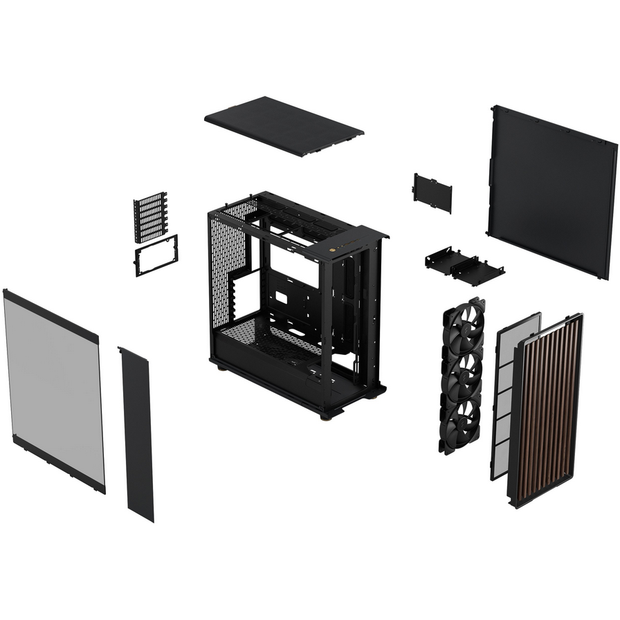 Gehäuse Fractal Design North XL Charcoal Black TG Dark - FD-C-NOR1X-02 - Foto 18