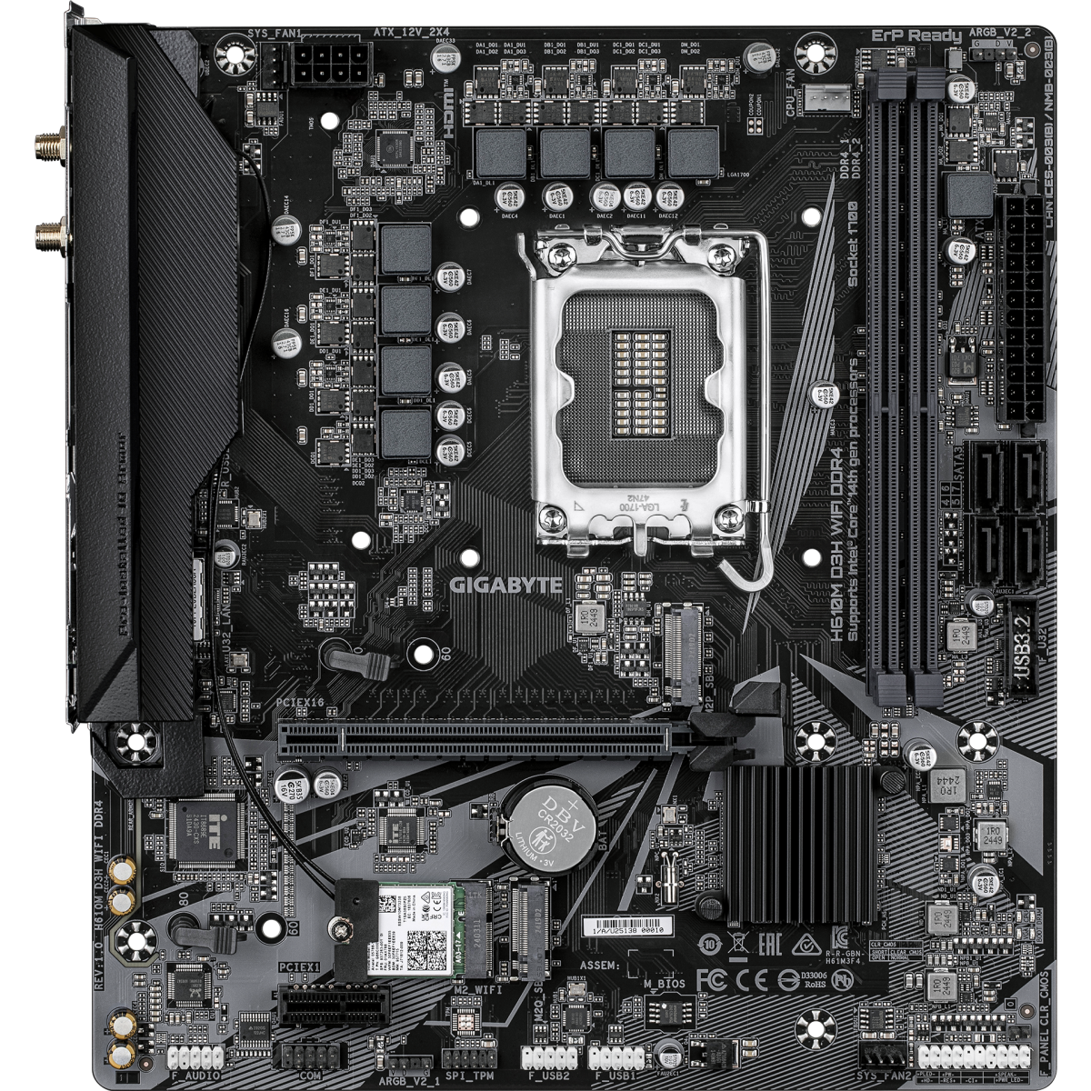 Mainboard Gigabyte H610M D3H WIFI DDR4