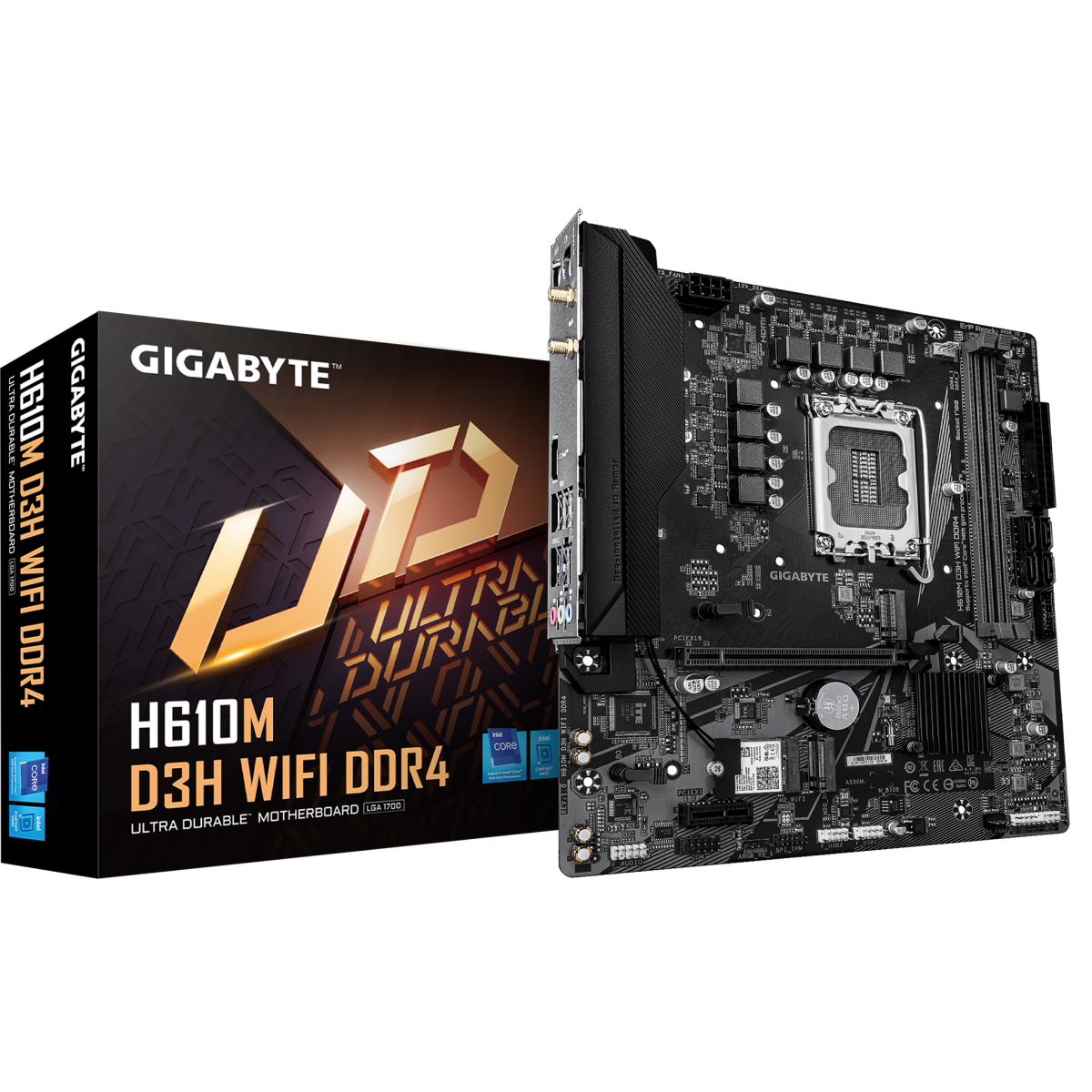 Mainboard Gigabyte H610M D3H WIFI DDR4 - Foto 4