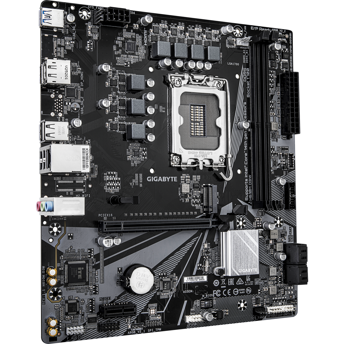 Mainboard Gigabyte H610M D3W - Foto 2
