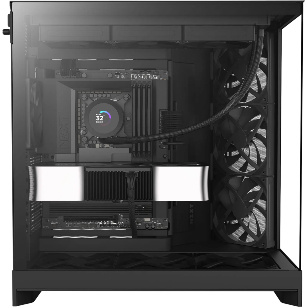 Gehäuse NZXT H9 Flow Black (CM-H92FB-01) - Foto 8
