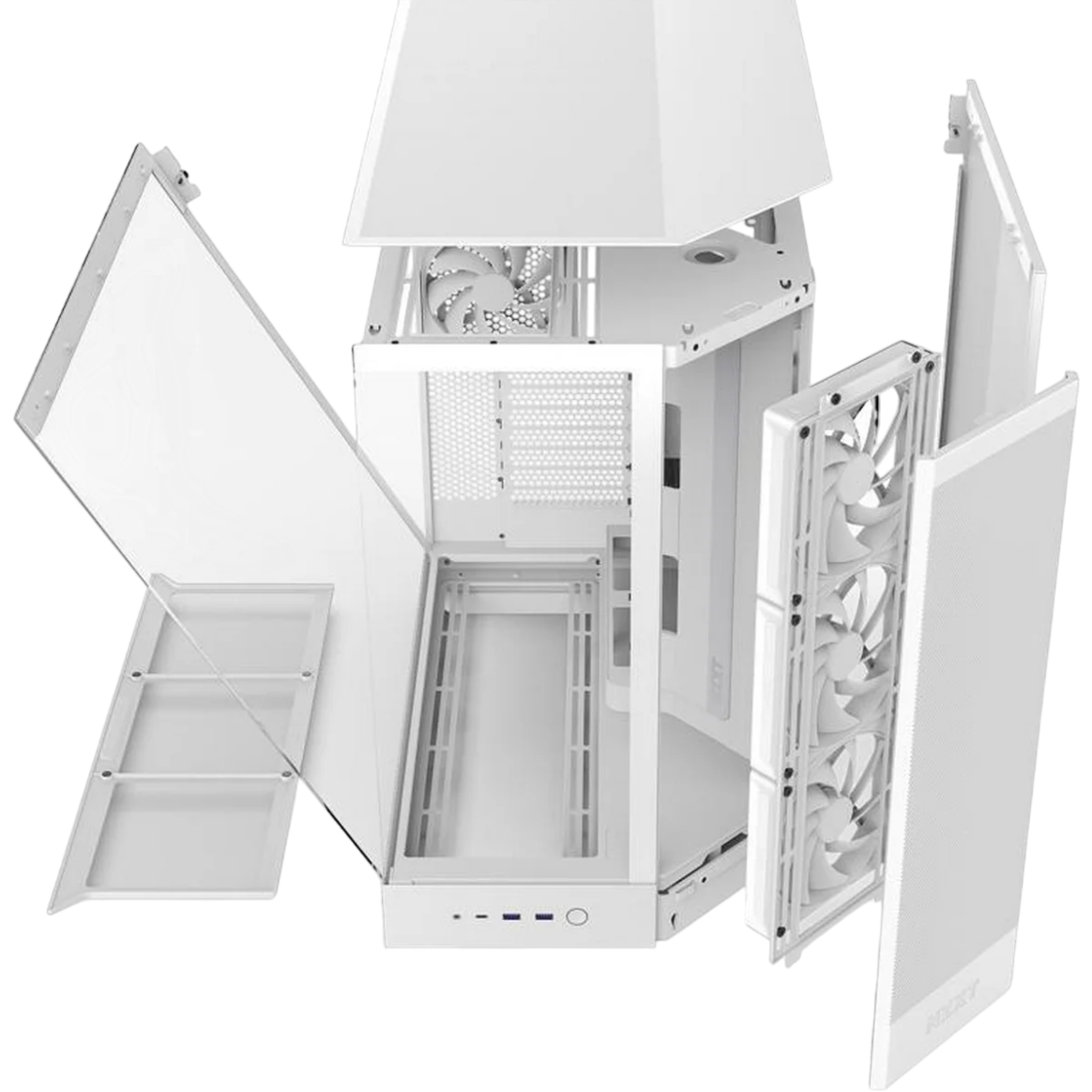 Boîtier NZXT H9 Flow RGB+ White - CM-H92FW-P1 - photo 9