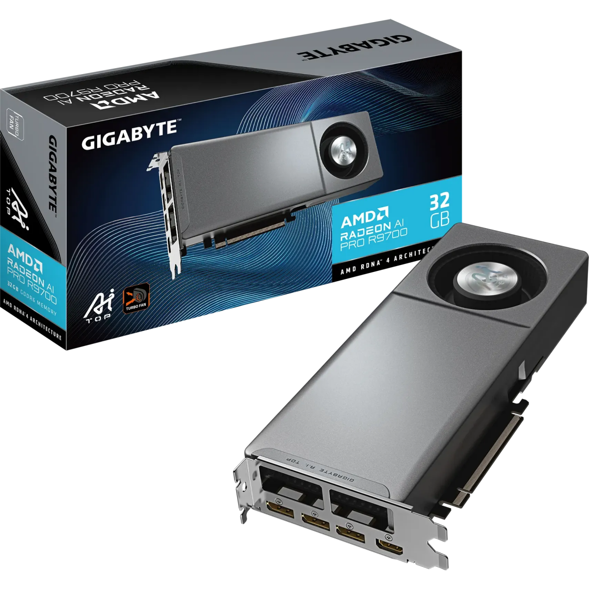 Carte graphique AMD Radeon AI PRO R9700 Gigabyte AI TOP 32GB (GV-R9700AI TOP-32GD) - photo 10