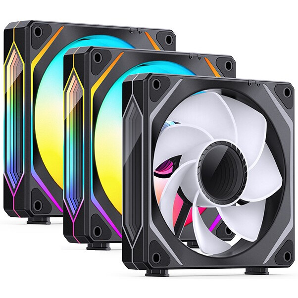 Ventilateur pour boîtier Jonsbo ZL-120BR Black (3 in 1) - ZL-120BR(3 in 1)