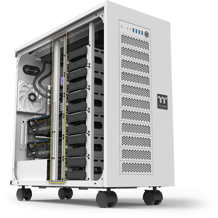 Boîtier Thermaltake AX700 TG Snow (CA-11B-00F6WN-00) - photo 9