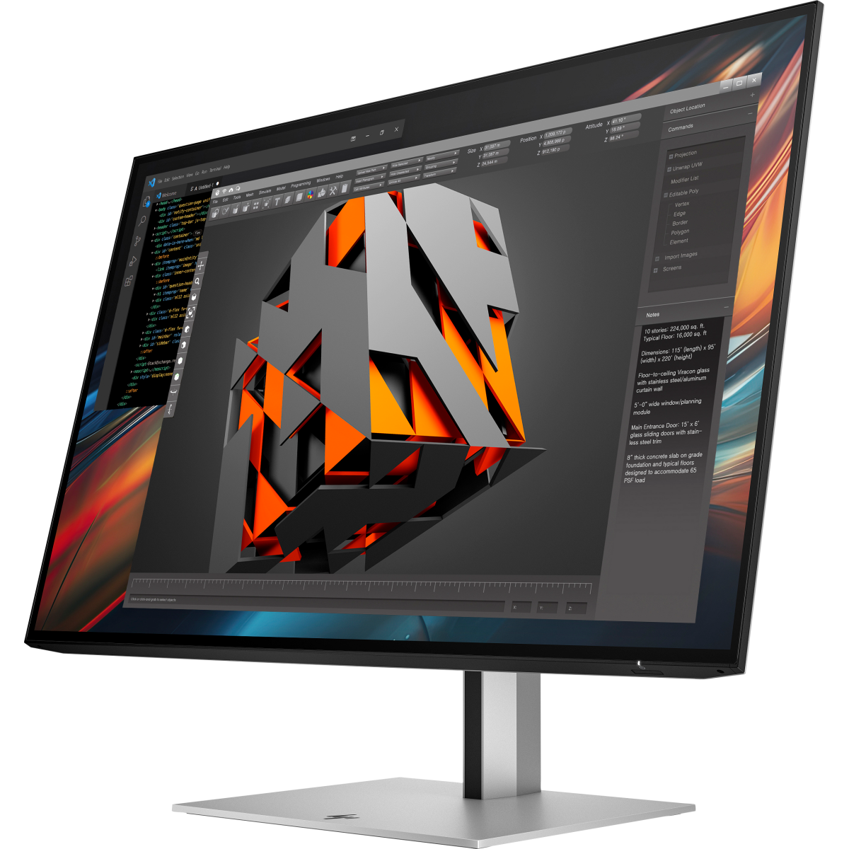 Moniteur HP 24" Série 724pu 7 Pro (8Y2F7AA) - photo 5
