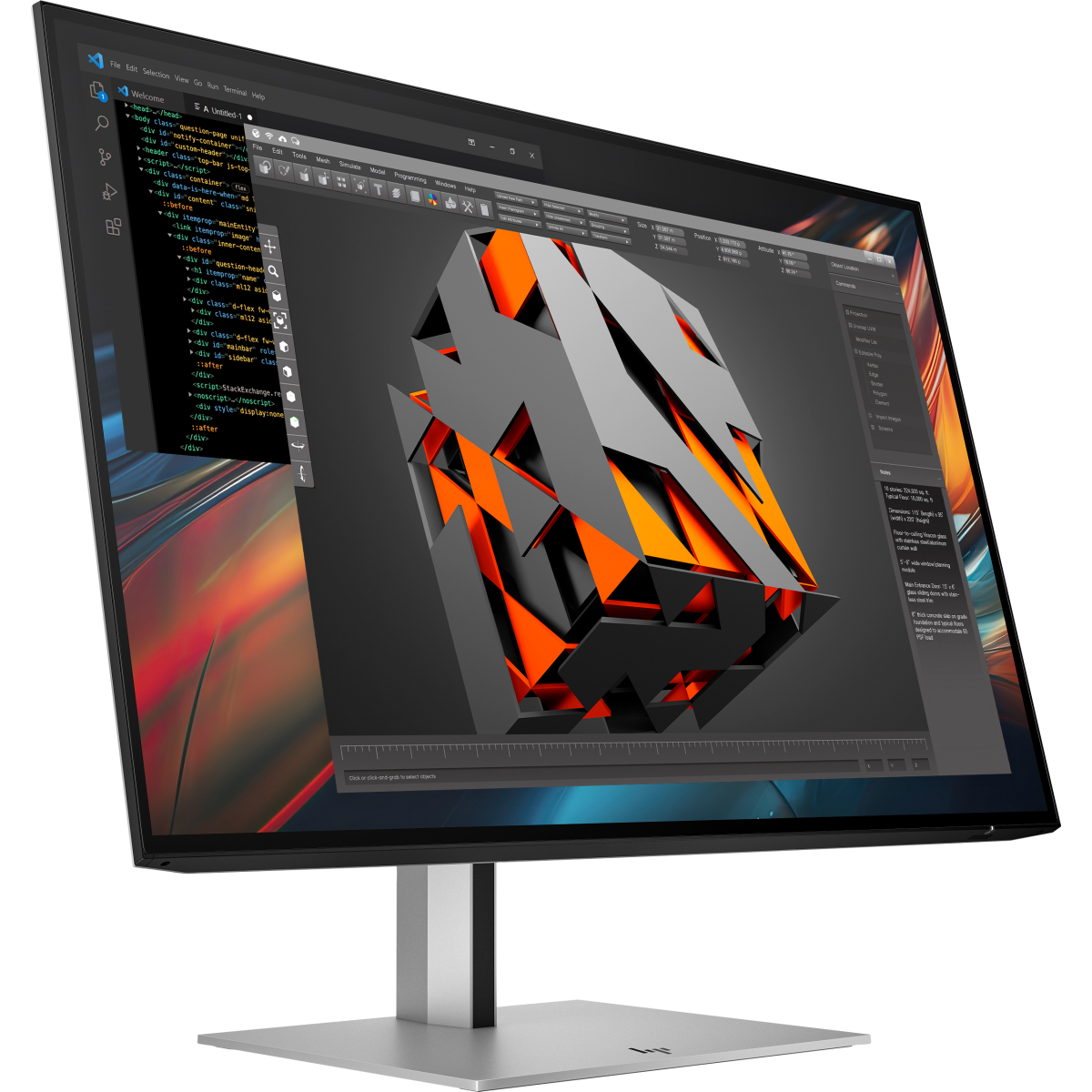 Moniteur HP 24" Série 724pu 7 Pro (8Y2F7AA) - photo 6