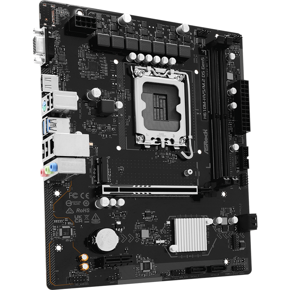 carte mère ASRock H610M-HVS/M.2 D5 Gen5 - photo 2