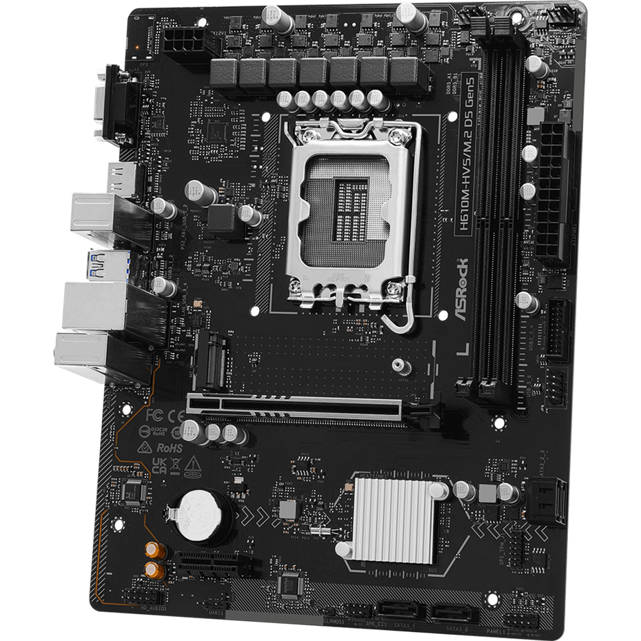 carte mère ASRock H610M-HVS/M.2 D5 Gen5 - photo 3