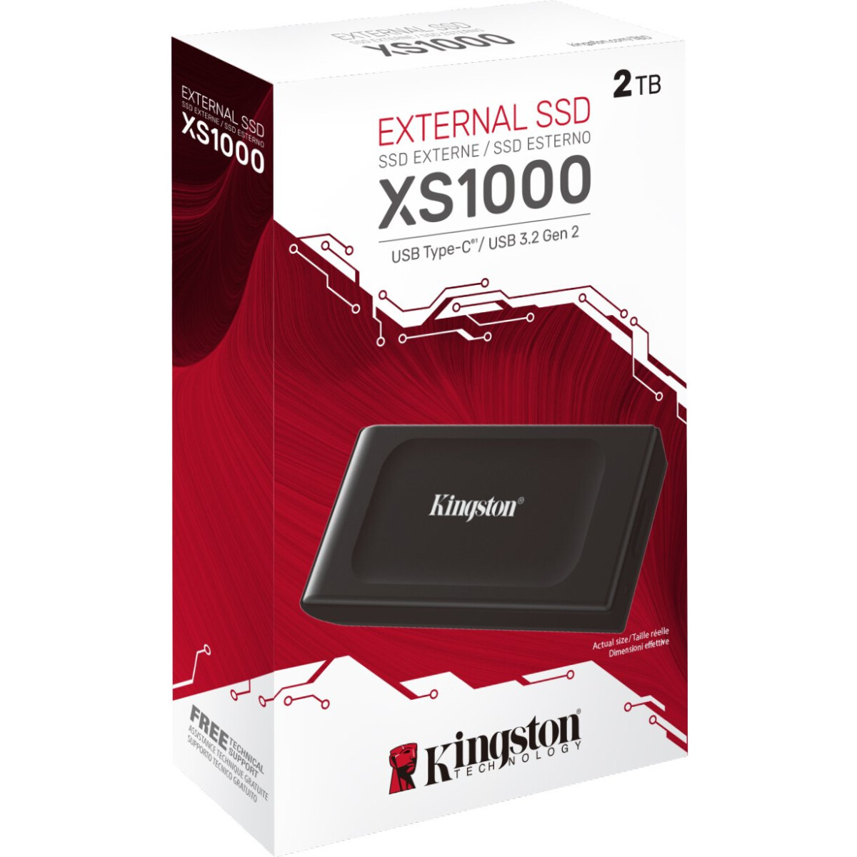 Externer SSD-Speicher 2TB Kingston XS1000 (SXS1000/2000G) - Foto 2