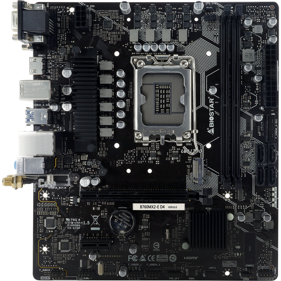 Mainboard Biostar B760MX2-E D4