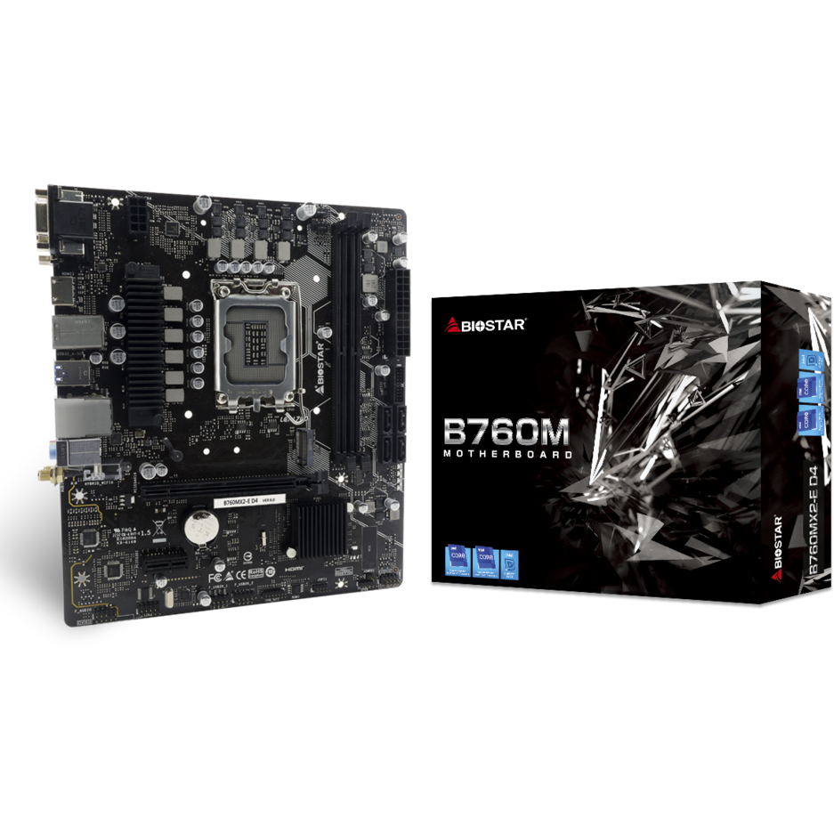 Mainboard Biostar B760MX2-E D4 - Foto 4