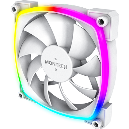 Gehäuselüfter MONTECH AX120 PWM WHITE - Foto 2