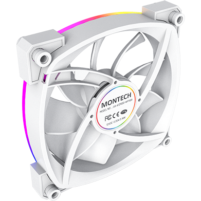 Gehäuselüfter MONTECH AX120 PWM WHITE - Foto 3