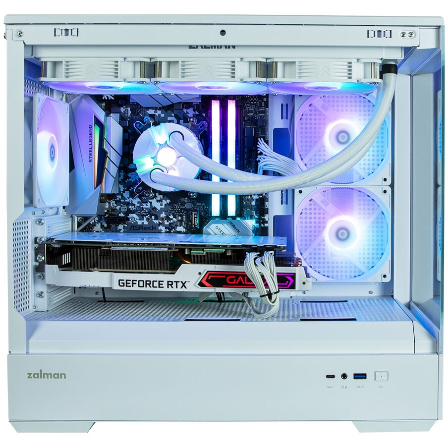 Gehäuse Zalman P30 White - Foto 3