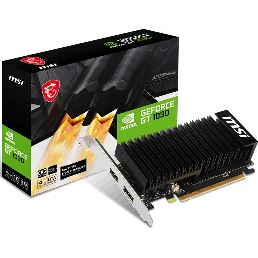 Grafikkarte NVIDIA GeForce GT 1030 MSI OC 4GB (GT 1030 4GHD4 LP OC) - Foto 5