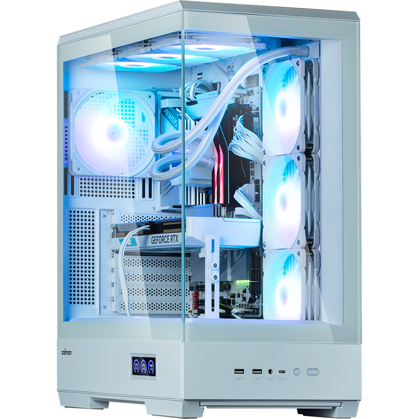Gehäuse Zalman P50 DS White - Foto 9