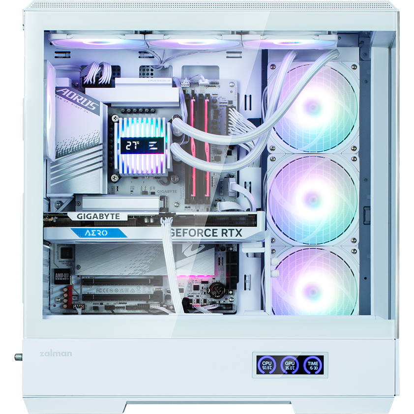 Gehäuse Zalman P50 DS White - Foto 12