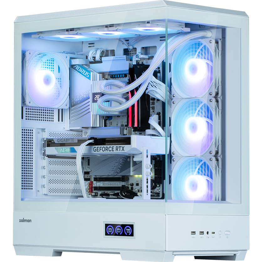 Gehäuse Zalman P50 DS White - Foto 13